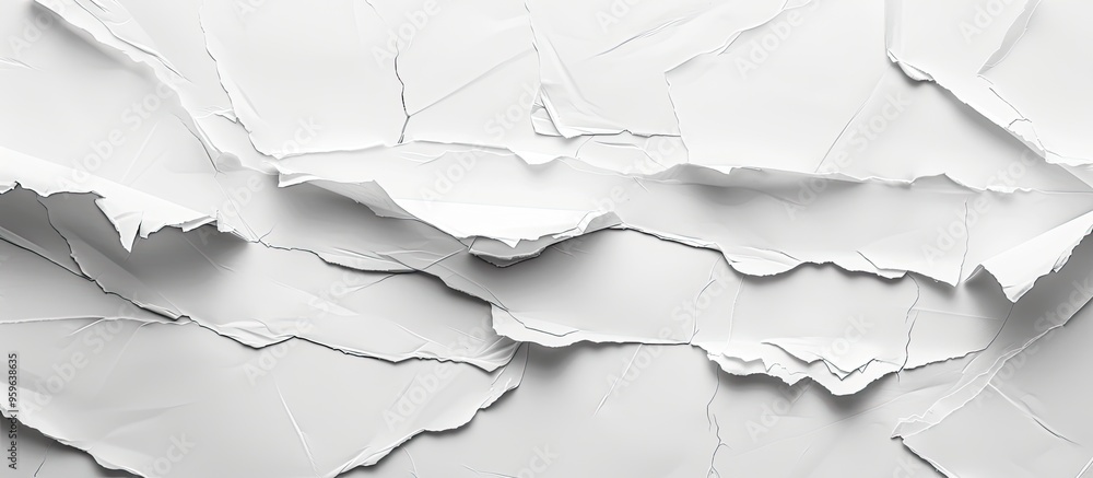 Poster torn paper texture background with copy space