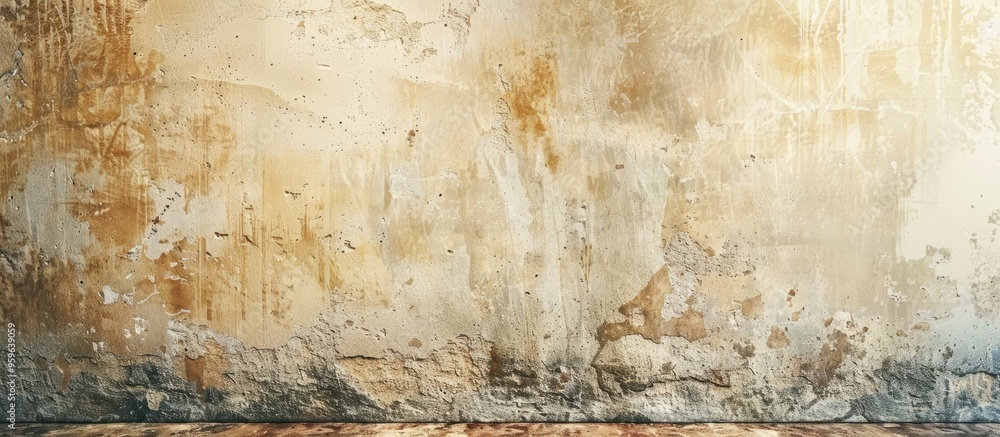 Poster aged textured wall backdrop. copy space image. place for adding text and design