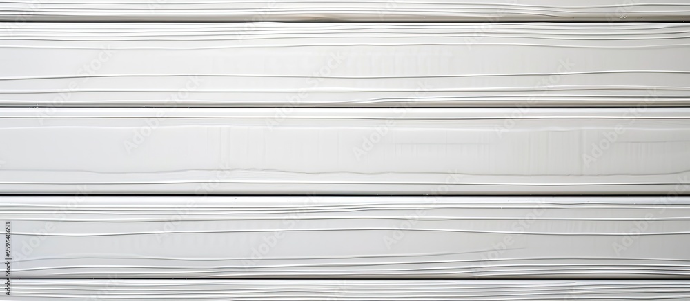 Poster the surface of a white synthetic plank or panel. copy space image. place for adding text and design