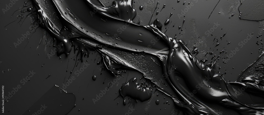 Poster background coated in black paint. copy space image. place for adding text and design
