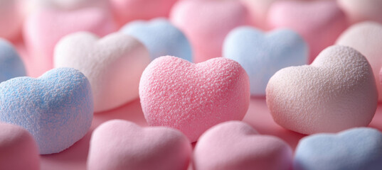 Fototapeta premium Soft pastel marshmallows texture