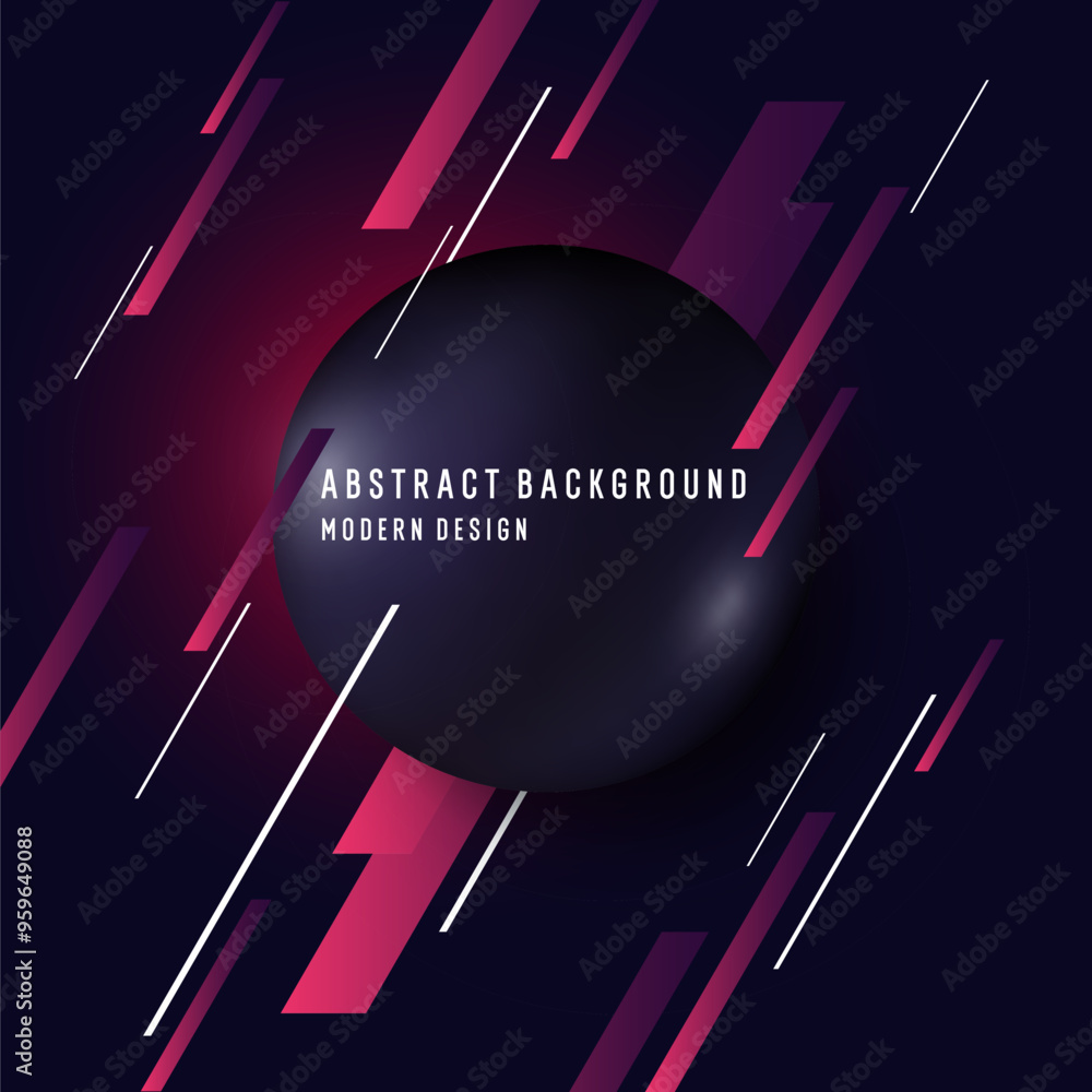Poster composition with geometric shapes. abstract background for design. a template for advertising in a m