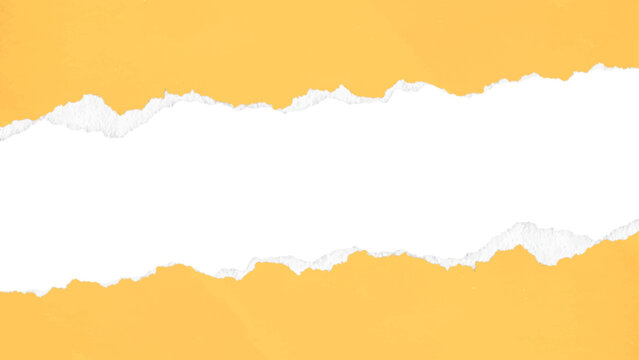 orange and white torn papaer background