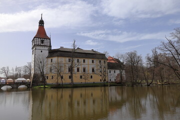 Fototapeta premium castle on the river