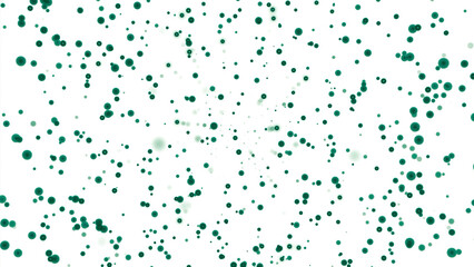 Animation with bubbles rising up. Design. Cloud of small dots moving up.