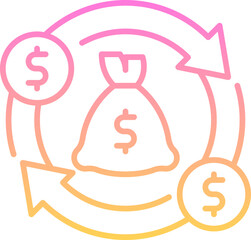 Return of investment icon