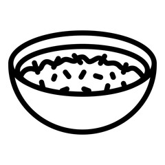 Sauerkraut icon. Vector line icon