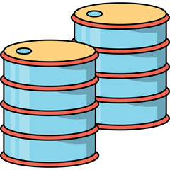 Oil Drum Illustration