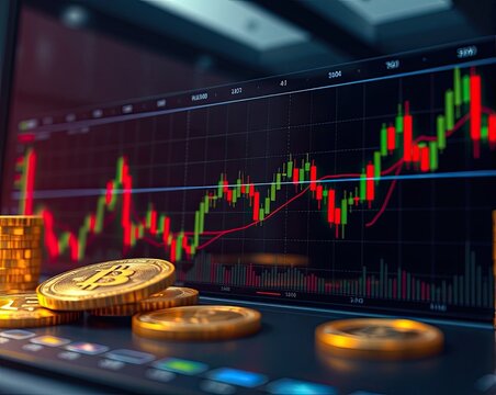 Forex stock market investment trading chart