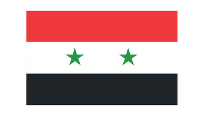 Syrian flag vector illustration 
