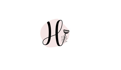 h logo
