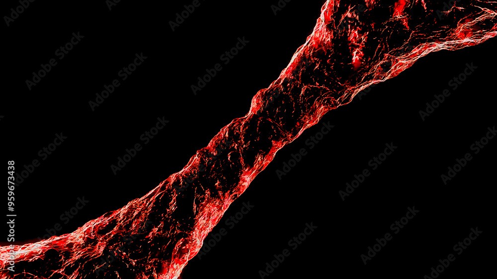 Poster abstract energy flow in a form of diagonal tornado. animation. colorful translucent energy vortex on