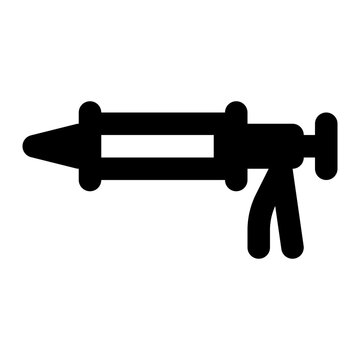 recommend clip art: caulking gun, silicone, caulk, tools, carpentry outline icon