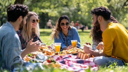 A lively circle of friends shares their aspirations and stories, embracing their unique differences in harmony.
