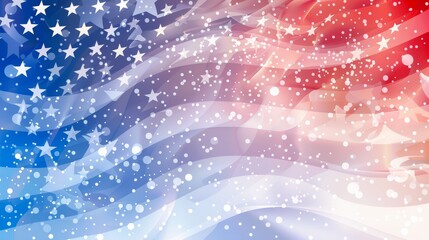 Gradient american flag day background