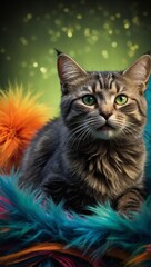 Obraz premium Cat-titude