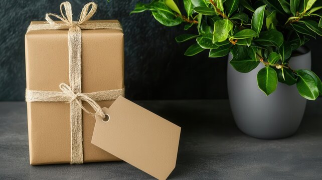 Wrapped presents with personalized tags, placed carefully under the tree