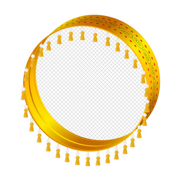 Vector illustration of karwa chauth element on transparent background