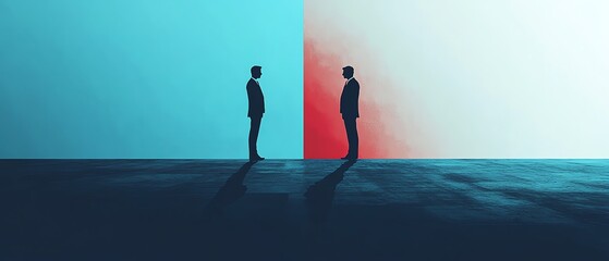 Visual depiction of business ethics dilemmas, comparing good and bad choices with clear representation of ethical and unethical behavior