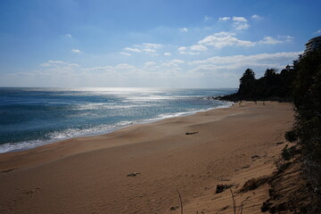 fine seascape from seaside cliff