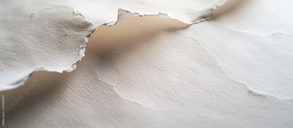 Aufkleber light hued smooth texture of recycled paper featuring copy space close up image