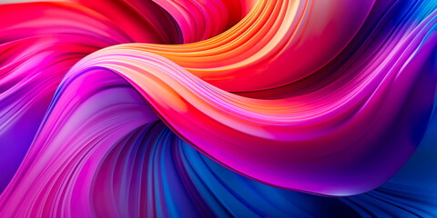 Obraz premium abstract pattern with bold and vibrant gradients, representing energy and movement.