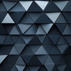 Obraz premium Dark navy and silver geometric abstract background