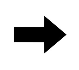 vector black arrow sign with simple design. next icon