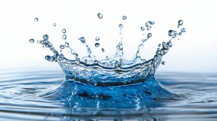 Water Splash Close-Up