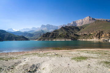 Bylym lake in the Caucasus mountains