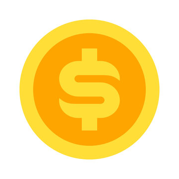 recommend clip art: Dollar coin vector flat illustration, gold coin with dollar symbol, golden money coin clip art