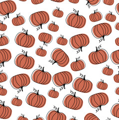 Pumkin Pattern Seamles