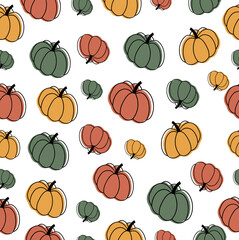 Pumkin Pattern Seamles