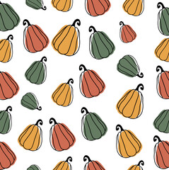 Pumkin Pattern Seamles