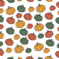 Pumkin Pattern Seamles