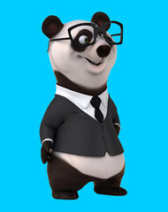 Fun 3D cartoon panda © Julien Tromeur