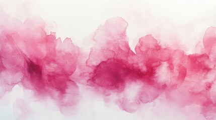 Fototapeta premium Abstract Pink Watercolor Art