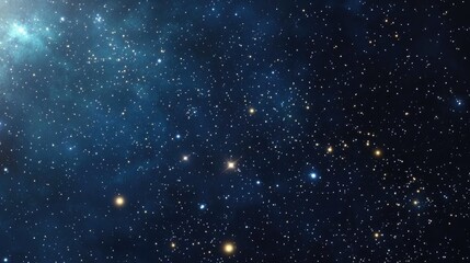 Fototapeta premium Cartoon style 3D rendering of a starry sky in space