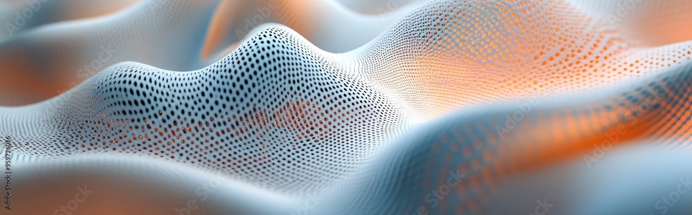 Poster Minimalist abstract background featuring 3D illustration and rendering