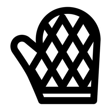 recommend clip art: oven glove, mitten, gloves, kitchen, cooking outline icon