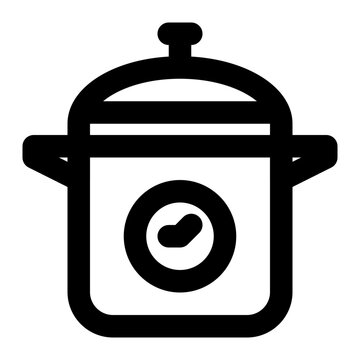 recommend clip art: pressure cooker, cooking, kitchen, utensils, tools outline icon