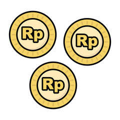 Rupiah Coins Illustration