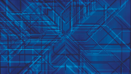 Abstract digital binary code flowing on light background. Network connection structure. High information technology. Digital sci-fi background. Vector illustration.