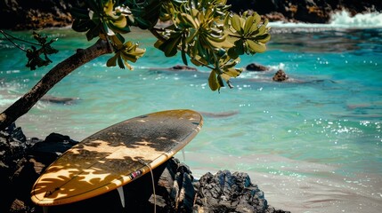 Surfboard outdoors surfing nature
