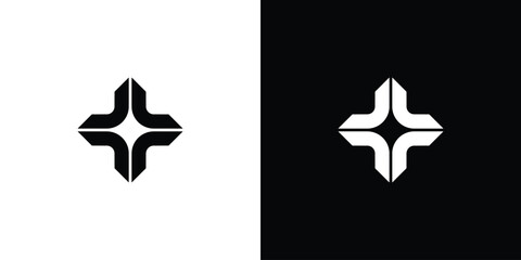 Modern and Unique star icon logo design © Rusly