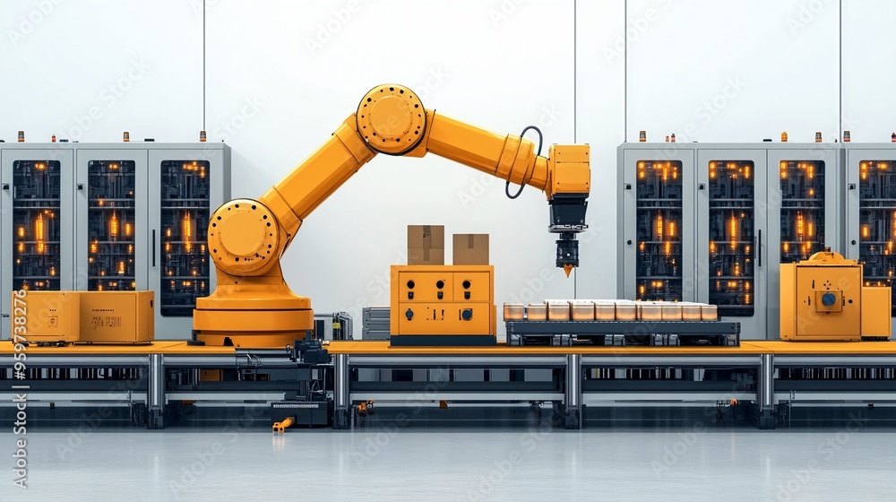 Aufkleber automated precision in the modern factory