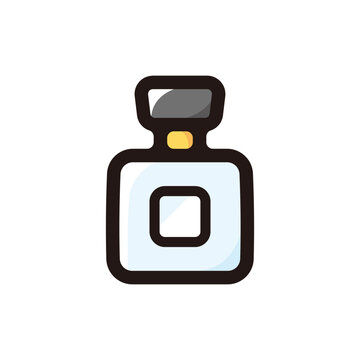 recommend clip art: Perfume outline icon for graphic design, apps and websites