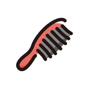 recommend clip art: Hair brush outline icon for graphic design, apps and websites