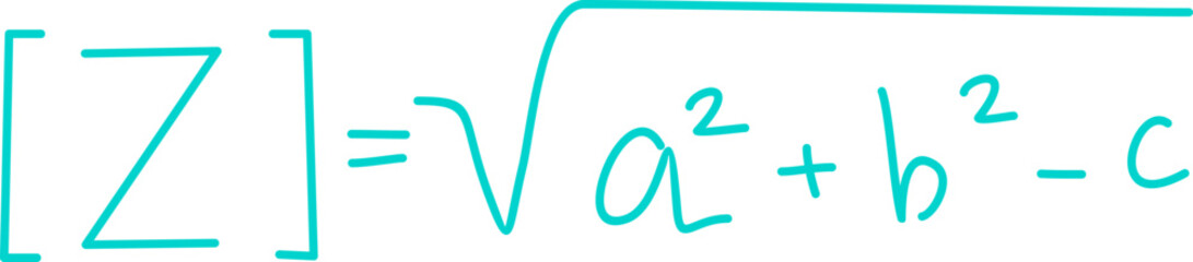 Handwritten Math Formula 