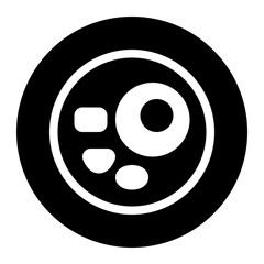 plate, dish, food, kitchen, utensils solid or glyph icon